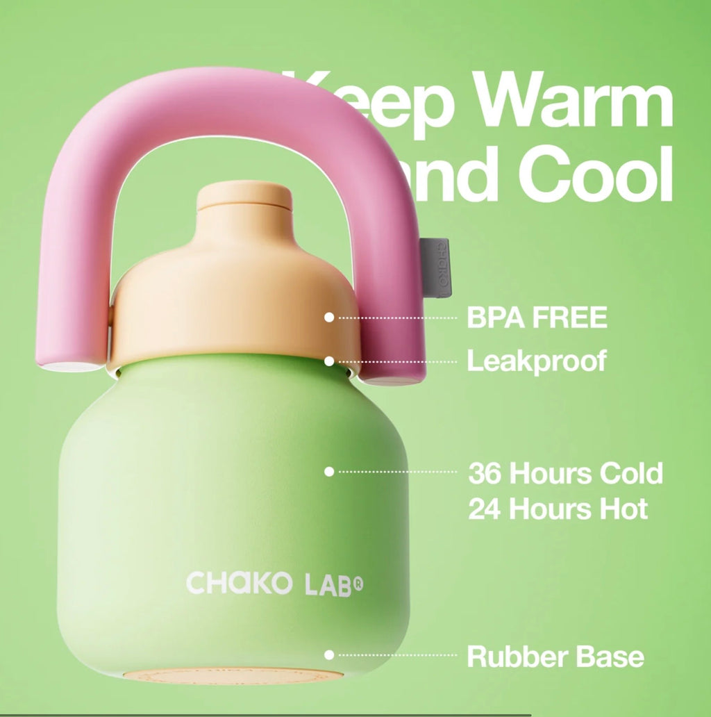 Chako Lab Verde con rosa