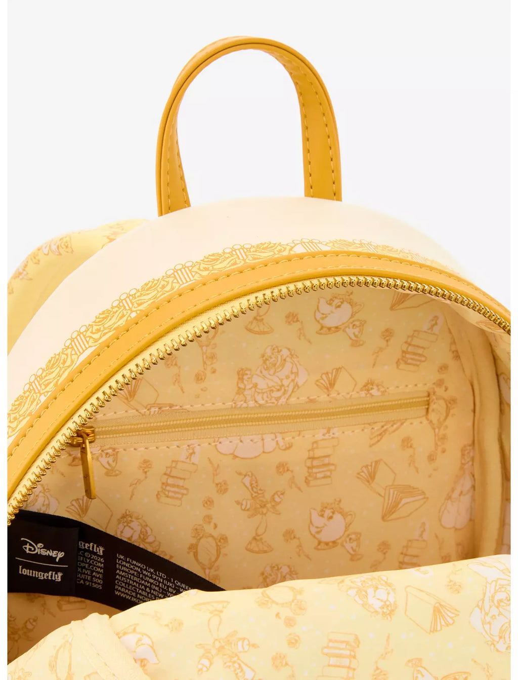 Mochila Bella Amarilla Disney