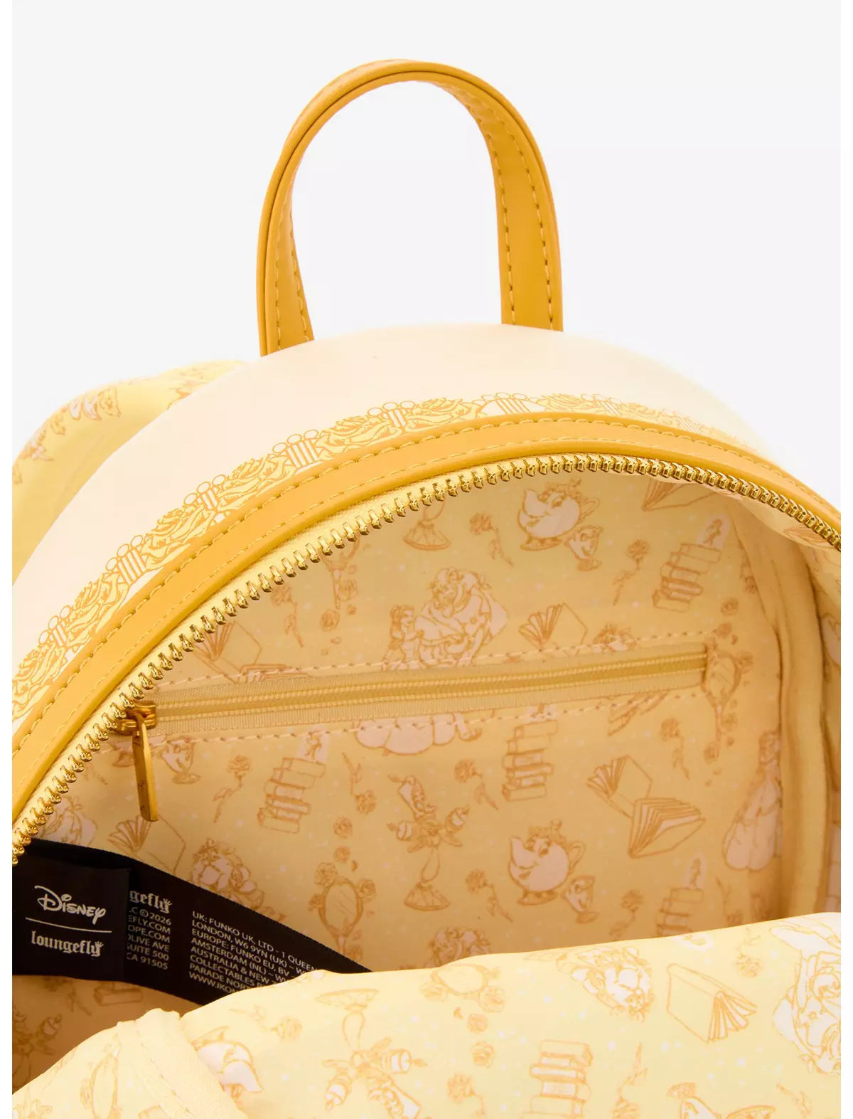 Mochila Bella Amarilla Disney