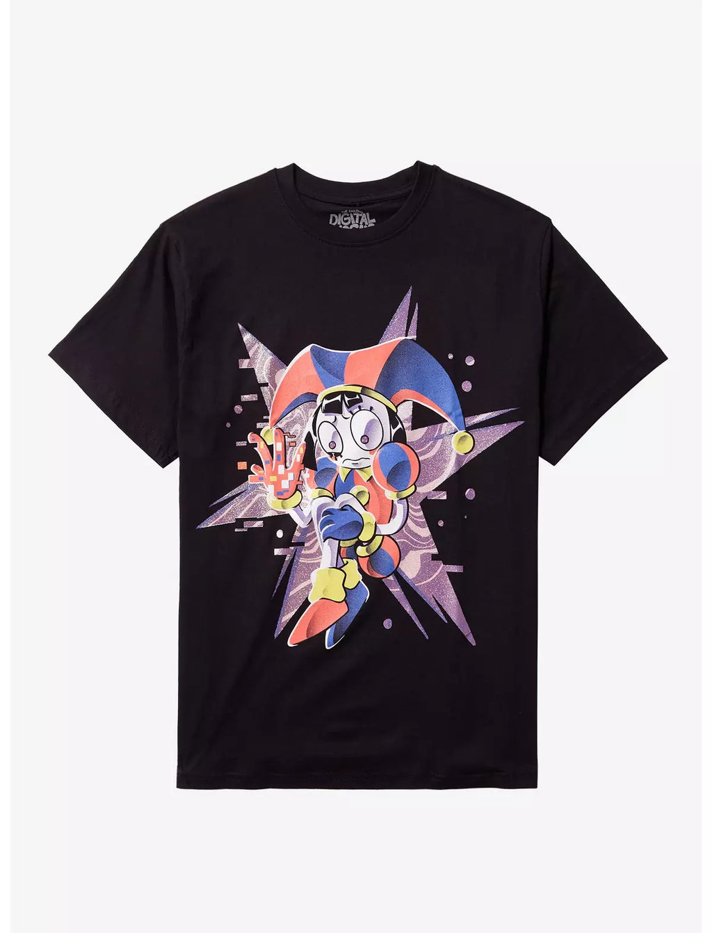 Camiseta The Amazing Digital Circus Pomni Glitter