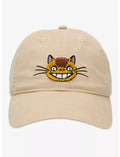 Gorra café de studio ghibli bordado de gato